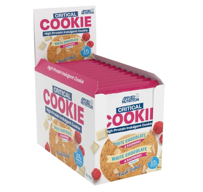Applied Nutrition Critical cepumi ar balto šokolādi un avenēm – 12 x 73 g