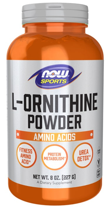 NOW Foods L-ornitīns, pulveris – 227 g
