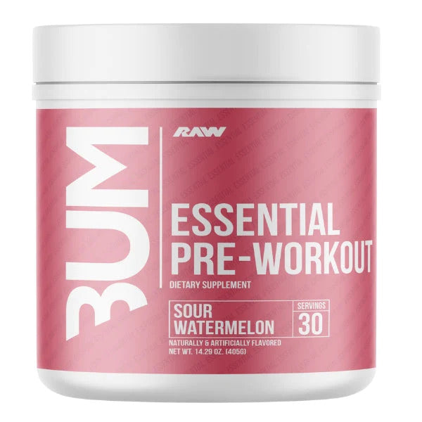 Raw Nutrition CBUM Essential pirms treniņa, skābā arbūza garša – 405 g