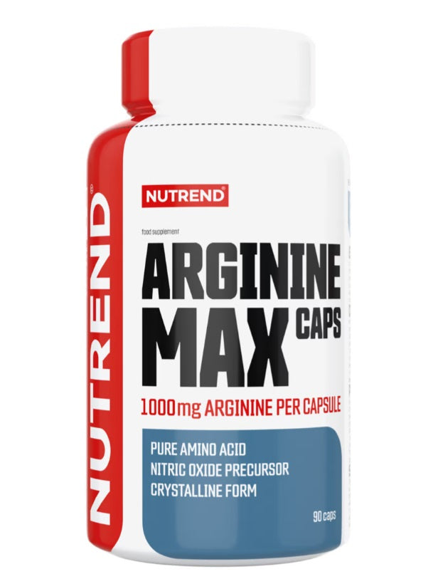Nutrend Arginine Max kapsulas, 1000 mg – 90 kapsulas