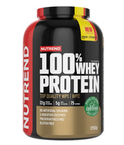 Nutrend 100% sūkalu olbaltumvielu pulveris, banāni un zemenes - 2250 g