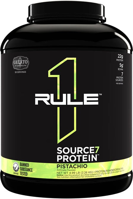 Rule One Source7 olbaltumvielas, pistāciju saldējums - 2260 g