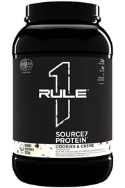 Rule One Source7 olbaltumvielu cepumi ar krējuma saldējumu – 920 g