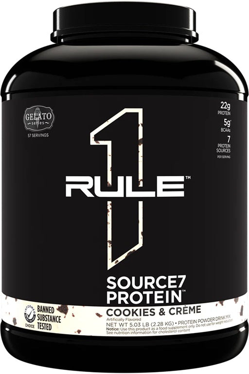 Rule One Source7 proteīna cepumi ar saldējuma garšu – 2280 g