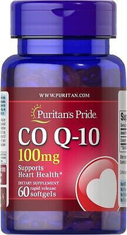 Puritan's Pride koenzīms Q10, 100 mg – 60 kapsulas