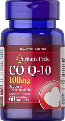 Puritan's Pride koenzīms Q10, 100 mg – 60 kapsulas