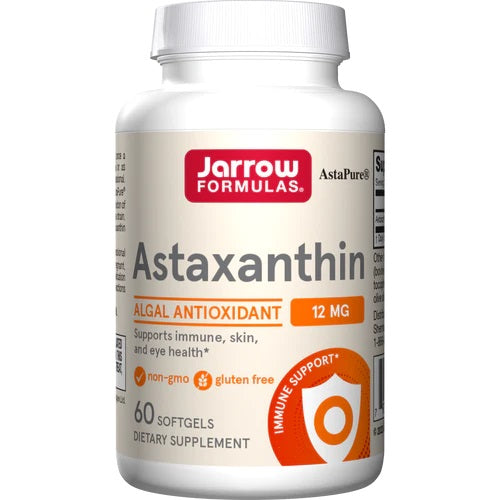 Jarrow Formulas astaksantīns, 12 mg – 60 kapsulas