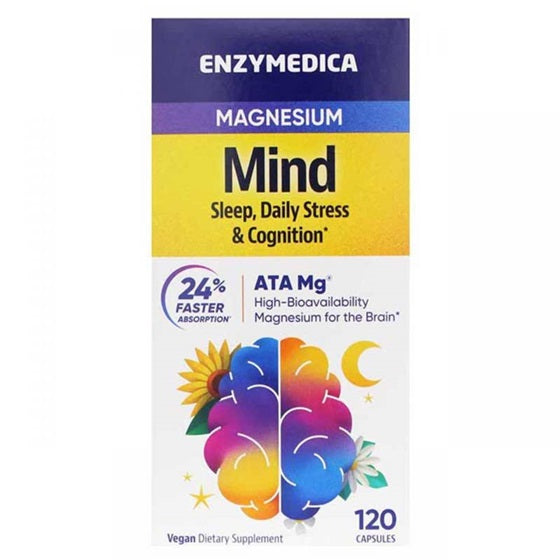 Enzymedica Magnesium Mind – 120 kapsulas