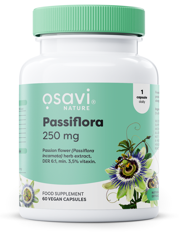 Produkto nuotrauka: Osavi Passiflora, 250mg - 60 vegan caps