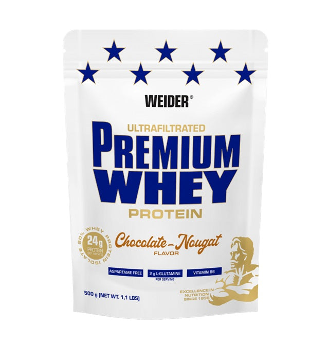 Weider Premium Whey, šokolādes nuga - 500g