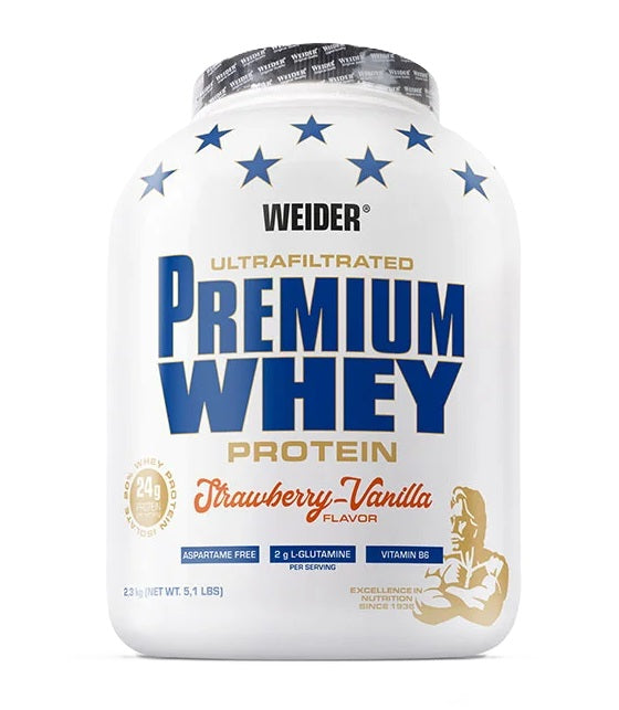 Weider Premium Whey, Zemeņu vaniļa - 2300g