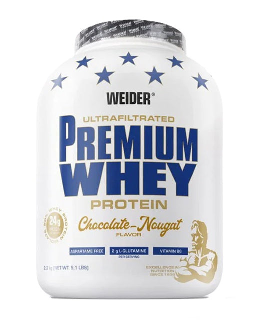 Weider Premium Whey, šokolādes nuga – 2300g