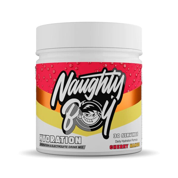 Naughty Boy hidratācijas dzēriens ar ķiršu un mango garšu – 255 g