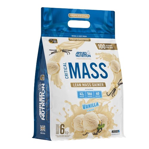 Applied Nutrition Critical Mass – profesionāls, vaniļas garšas – 6000 g