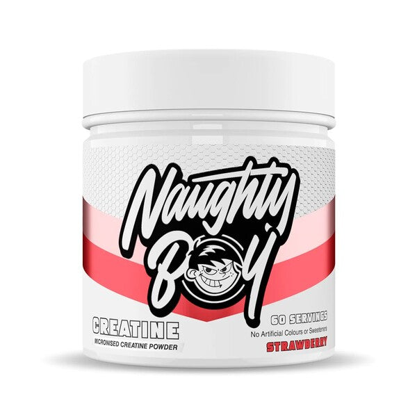 Naughty Boy kreatīns, zemeņu garša – 300 g
