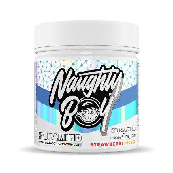 Naughty Boy Hydramind, ar zemeņu un mango garšu – 282 g
