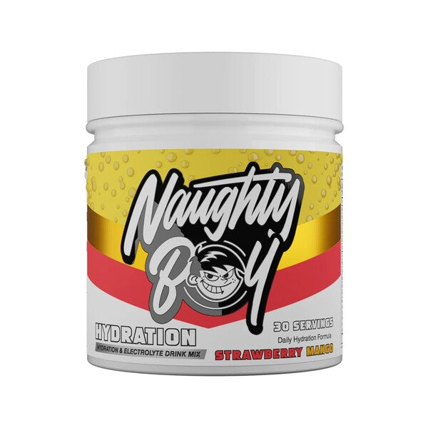 Naughty Boy hidratācija, zemeņu un mango garša - 255 g