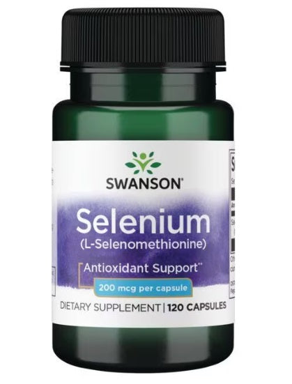 Swanson selēns, 200 mkg – 120 kapsulas
