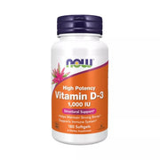 NOW Foods D-3 vitamīns, 1000 SV – 180 kapsulas