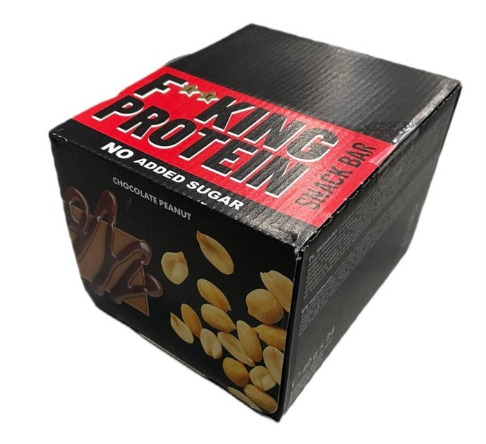 Allnutrition Fitking proteīna uzkodu batoniņš, šokolādes un zemesriekstu garša – 24 x 40 g