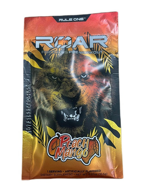 Rule One Roar, persiku un mango garša – 10,5 g (1 porcija)