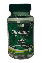 Holland & Barrett hroma pikolināts, 200 mkg – 100 tabletes