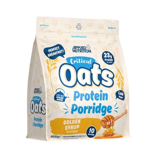 Applied Nutrition Critical Oats olbaltumvielu putra ar zeltaino sīrupu – 600 g