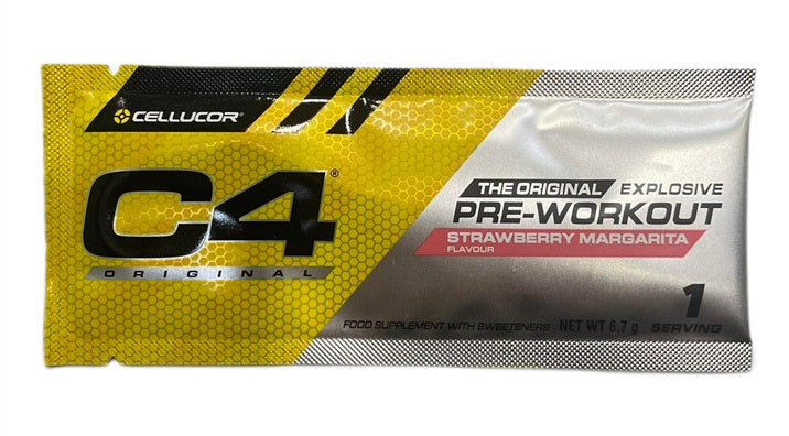 Cellucor C4 Original, zemeņu margarita – 6,7 g (1 porcija)