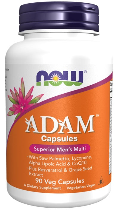 NOW Foods ADAM multivitamīni vīriešiem – 90 kapsulas