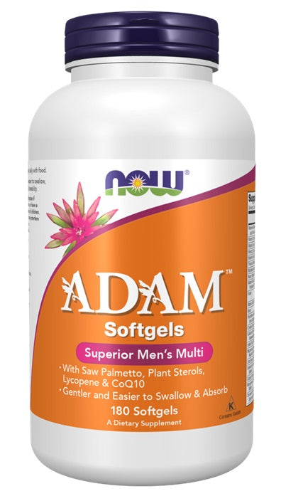Produkto nuotrauka: NOW Foods ADAM Multi-Vitamin for Men - 180 minkštųjų kapsulių