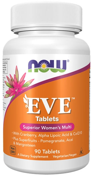NOW Foods Eve Superior multivitamīnu komplekss sievietēm – 90 tabletes