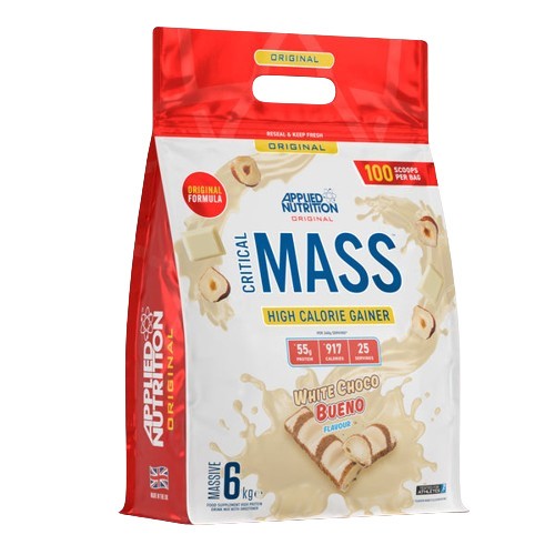 Applied Nutrition Critical Mass – oriģināls, baltās šokolādes garšas Bueno – 6000 g