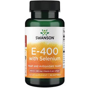 Swanson E ar selēnu, 400 SV – 90 kapsulas