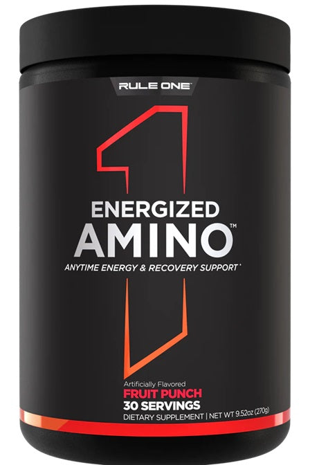 Rule One enerģiskās aminoskābes, augļu punšs - 270 g