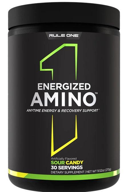 Rule One energizējošās aminoskābes, skābās konfektes – 270 g