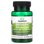 Swanson Berberine Advanced uzlabotas uzsūkšanās kapsulas – 30 kapsulas