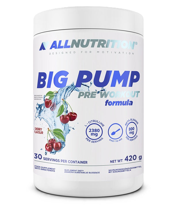 Allnutrition Big Pump, ķiršu garša – 420 g