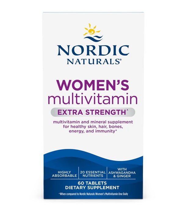 Nordic Naturals multivitamīni sievietēm, īpaši spēcīgi – 60 tabletes