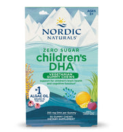 Nordic Naturals DHA vegāniski košļājamie gumijlācīši bērniem ar pasifloras augļu un citrona garšu, 250 mg – 30 gumijas lācīši