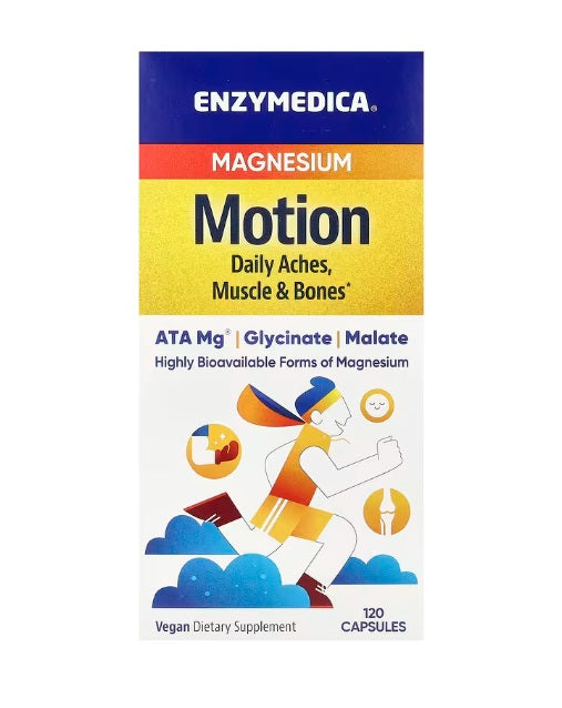 Enzymedica Magnesium Motion - 120 kapsulas