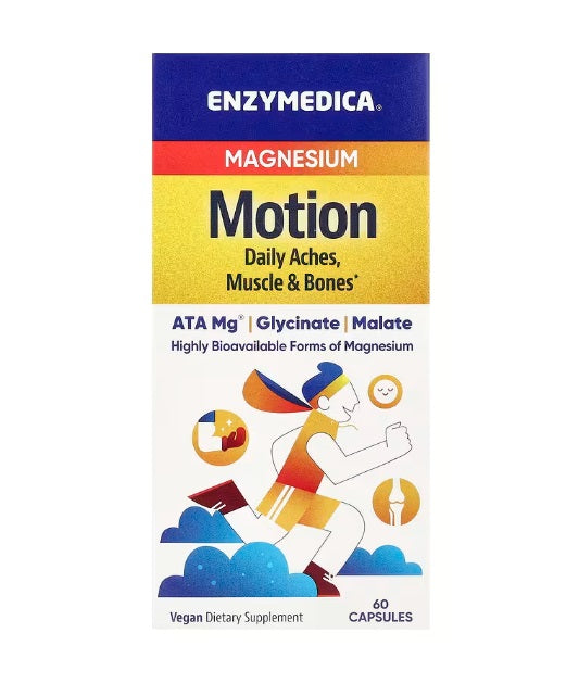 Enzymedica Magnesium Motion - 60 kapsulas