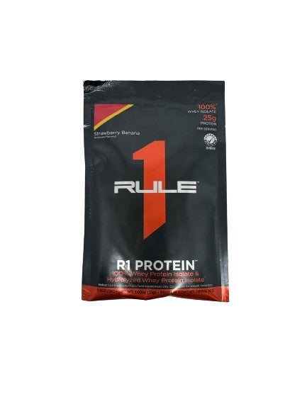 Rule One R1 proteīna dzēriens, zemeņu un banānu garša – 31 g (1 porcija)