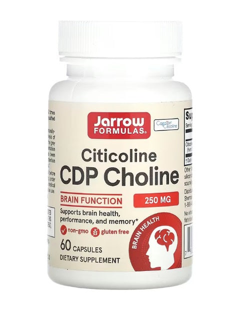 Jarrow Formulas Citicoline CDP Holīns, 250 mg - 60 kapsulas