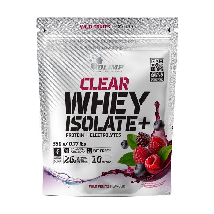 Olimp Nutrition Clear sūkalu izolāts+, meža ogas - 350 g