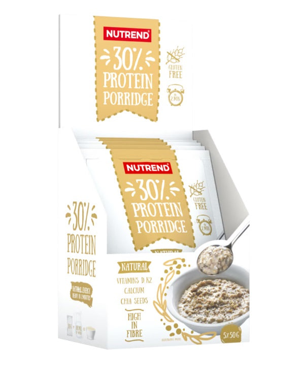 Nutrend 30% proteīna putra, dabīga - 5 x 50 g