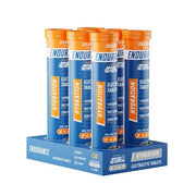 Applied Nutrition Endurance Hydration elektrolītu putojošās tabletes ar apelsīnu garšu – 6 x 20 tabletes