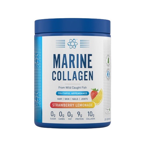 Applied Nutrition jūras kolagēns ar zemeņu limonādi – 300 g