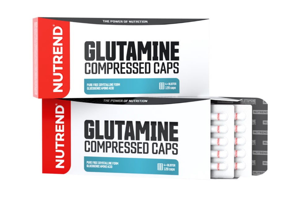 Nutrend glutamīna presētās kapsulas – 120 kapsulas