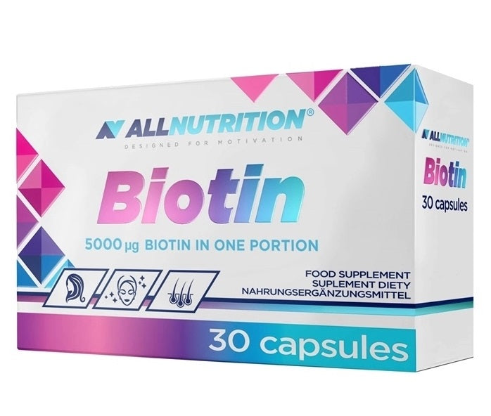Allnutrition biotīns, 5000 mcg – 30 kapsulas