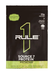 Rule One Source7 olbaltumvielas, pistāciju saldējums – 39 g (1 porcija)